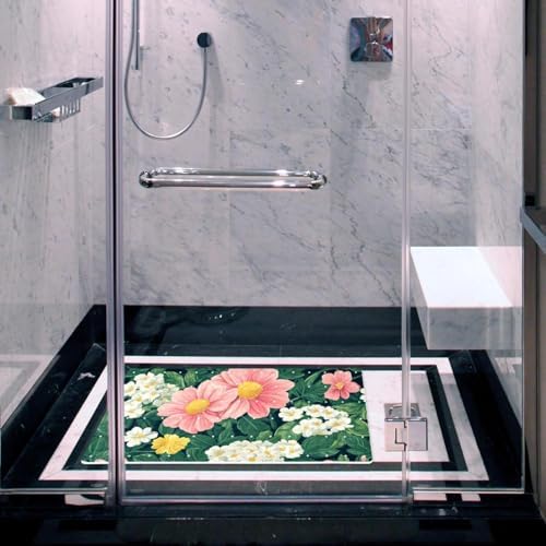 Non Slip Bathtub and Shower Mat 26.8x15.1 inch, Bath Mat - Image 6