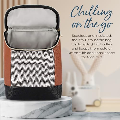 Itzy Ritzy Insulated Bottle Bag, Holds 3 Baby Milk Bottles - Image 5