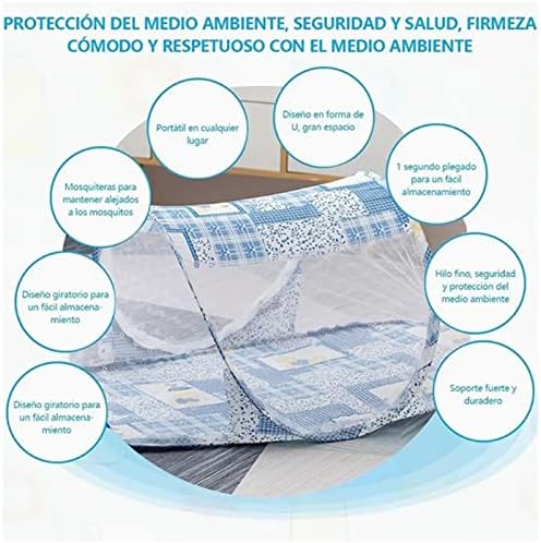 Baby Crib Net Tent, Zipper Closure Folding Portable Breathable Baby Bed Net - Image 4