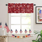 Patriotic 4th of July Kitchen Curtains Valances - Image 3