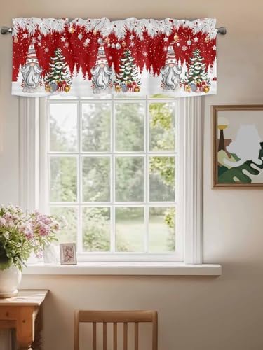 Vandarllin Christmas Gnome Valance Curtains - Image 3