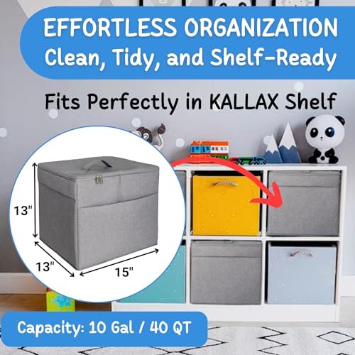XL Toy Storage Organizer with Play Mat - Image 4