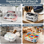 YQBRAO Clear Hard Shell Organizer Cases - Image 3