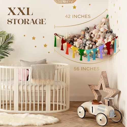 TIDYTEDS Macrame DreamLights Boho Animal Storage Net - Image 5