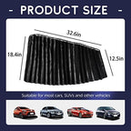 ZATOOTO Car Magnetic Side Window Sun Shades, Car Sunshades Curtains, 2 Pack - Image 4