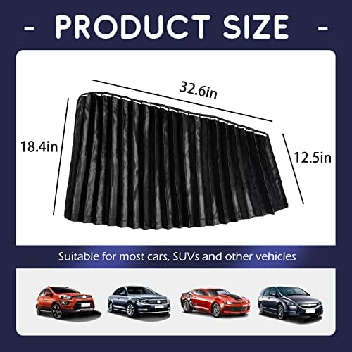 ZATOOTO Car Magnetic Side Window Sun Shades, Car Sunshades Curtains, 2 Pack - Image 4