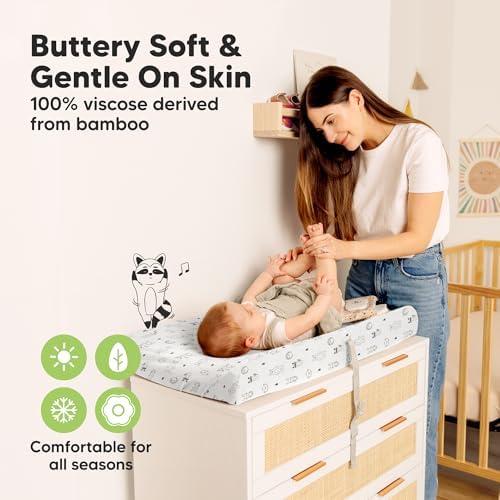 2-Pack Baby Changing Pad Cover for Girl - Image 3