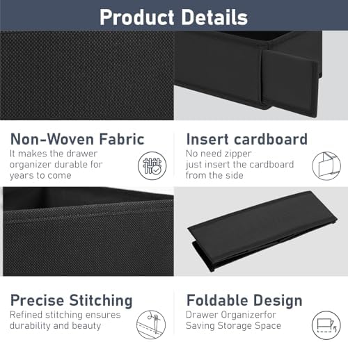 DIMJ Drawer Organizer Clothes - Image 5