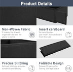 DIMJ Drawer Organizer Clothes - Image 5
