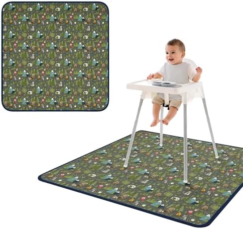 BapronBaby Camping Bears Waterproof Splash Mat Catch All Floor Cover by BapronBaby