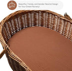 Muslin Bassinet Sheets for Maxi COSI Iora, Delta Children, Munchkin Brica - Image 4