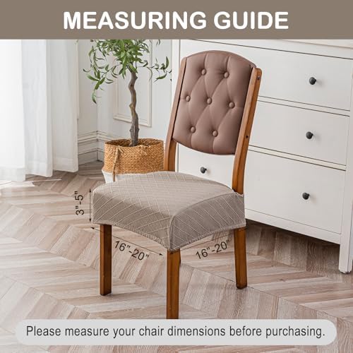 Genina Waterproof Chair Covers for Dining Room - Image 4