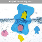 Soft Infant Bath Sponge Skid Proof Baby Bath Mat Newborn - Image 6