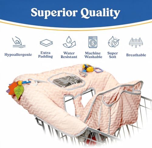 PILLANI Shopping Cart Seat for Baby, High Chair Cover for Restaurant Seat - Image 6