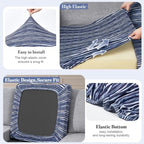 12Pcs Patio Cushion Covers Stretch Outdoor Furniture Protector Slipcovers - Image 4