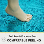BOANKODU Bathroom Rugs Sets 2 Piece, Extra Soft Chenille Bath Mat Absorbent - Image 4