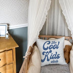 Blue Cool Kids Club Pillow Cover 18x18, Kids Room Playroom Decor - Image 6