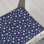 Pack and Play Sheets Boy, Mini Crib Sheets, Stretchy Playard Fitted Sheet - Image 3