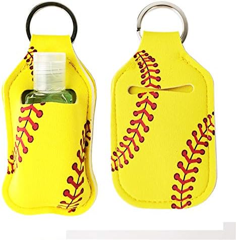 4 Piece Hand Sanitizer Bottle Holder Keyring-Ranxizy Neoprene Keychain - Image 2