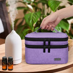 LUXJA Double-Layer Essential Oil Carrying Case Holds 30 Bottles - Image 6