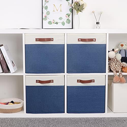 Temary Fabric Storage Bins for Cube Organizer 4 Pack Cube Storage Bins 13 - Image 5