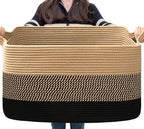 Goodpick Large Woven Blanket Basket by Goodpick
