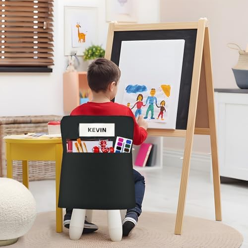 24 Pack Chair Pockets for Classrooms, 16 x 19 inch Pocket Chart Back of Chair - Image 6
