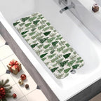 Bathtub Mat Non Slip, Christmas Tree Extra Long Bath tub Mat Shower Floor Mat - Image 5