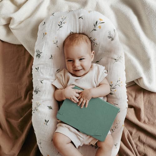 Gllquen Baby Muslin Bassinet Sheets 3pk, Soft Cotton Baby Sheet Boy - Image 2