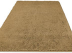 Yeaban Chenille Tan Bathroom Rug 36"x60", Non-Slip Rubber Backing by Yeaban