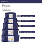 Comforter Storage Bags Pack of 2, Pillow Beddings/Blanket Clothes Organizer - Image 5