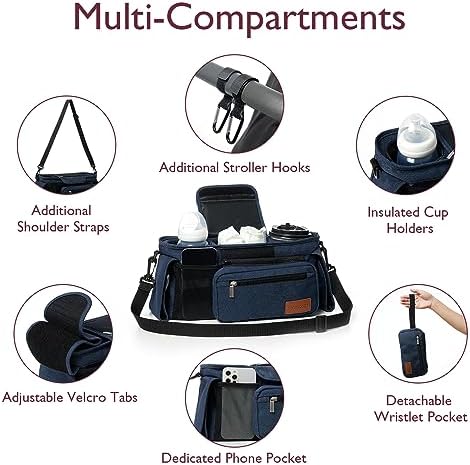 Momcozy Universal Stroller Organizer - Image 2