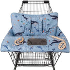Shopping Cart Cover for Baby 2 in 1 High Chair Covers for Restaurant by HALAAVAUVA