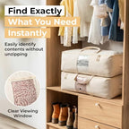 Soft Canvas Storage Bags with Zipper. Thick Breathable - Image 5