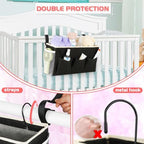 Bedside Caddy, Bedside Storage Bag Hanging Organizer - Image 2