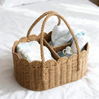 Diaper Caddy Organizer, Paper Rope Storage Baskets Nursery Bin - Image 6