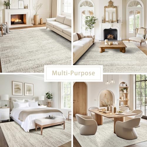 Washable Rugs 6x9 Area Rugs for Living Room, Dining Room Carpet - Image 5