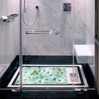 Shower Mat Non Slip 26.8 x 15.1 Inches, Daisies Bathtub Mat Shower Stall Mats - Image 5