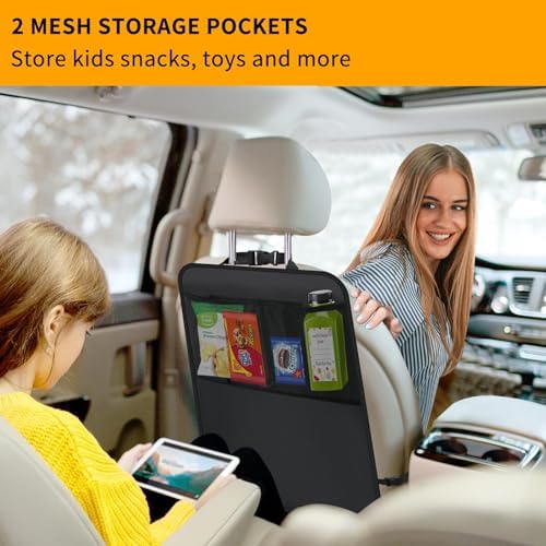Kick Mats with Organizer -2 Pack Backseat Protector SeatCovers - Image 2