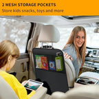 Kick Mats with Organizer -2 Pack Backseat Protector SeatCovers - Image 2