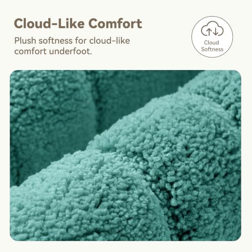 GRANNY SAYS Sage Green Bathroom Rug 16" x 24", Non-Slip Bath Mat - Image 3
