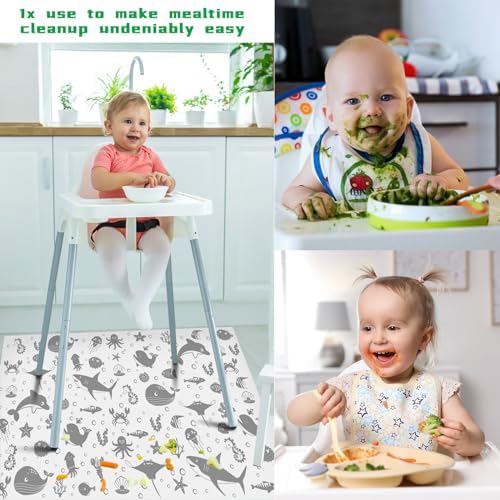 Drydiet 100 Pack 28"x47" Disposable Floor Splat Mats - Image 3