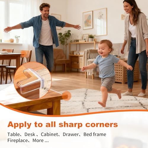 8 Pack Corner Protector Baby, Baby Proofing, L Shaped - Image 6