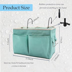 2-Pack Bedside Caddy Bedside Hanging Storage Basket Multi-Function Organizer - Image 2