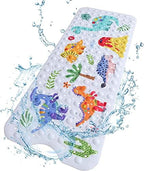 GDV Baby Bath Mat for Tub for Kids, 40 X 16 Inch Extra Large Bathtub Kid Mat by WelcometoGDV