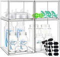 Baby Bottle Organizer, Stackable Storage Drawers by Qunland
