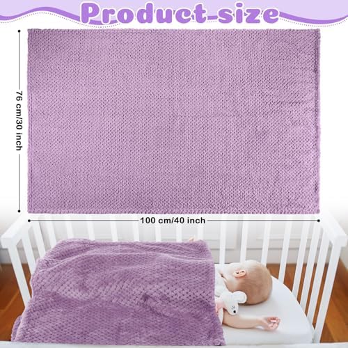 Reginary 4Pcs 30x40 Baby Blanket Fuzzy - Image 2