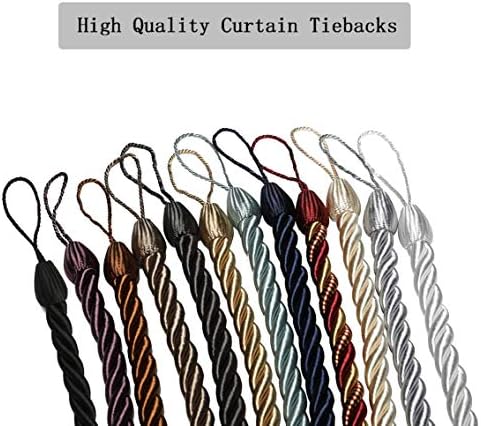 BEL AVENIR Curtain Tiebacks Ropes Tie-Backs, Handmade Holdbacks - Image 6