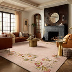 Area Rugs 9x12 Living Room: Washable Bedroom Rug Non Slip Soft Large Carpet - Image 2