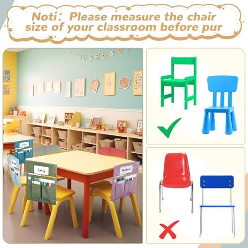 gisgfim 12 Pcs Small Chair Pockets - Image 6
